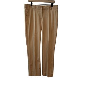J. Crew Khaki Favorite Fit Straight Leg Dress Pants Size 12 Dress Casual Office